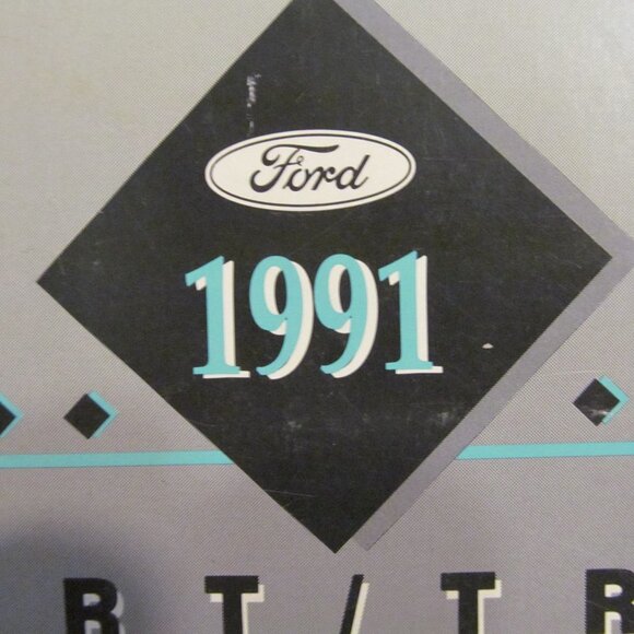 Ford Motor 1991 Escort / Tracer Manual DIY Maintenance & Light Repair Manual - Picture 4 of 11